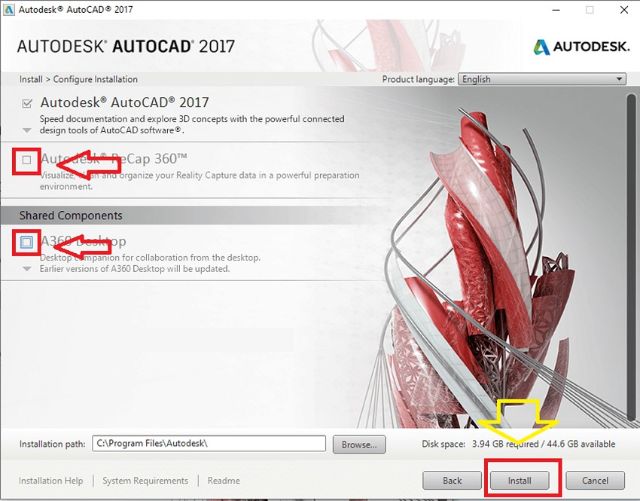 cài đặt AutoCAD 2017 7