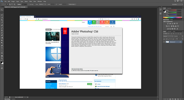 cài đặt phần mềm Photoshop 19