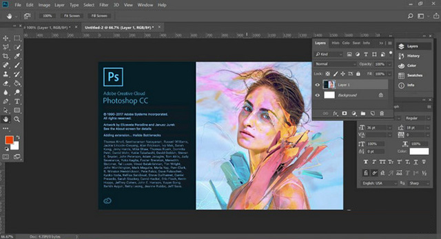 cài đặt phần mềm Photoshop 9