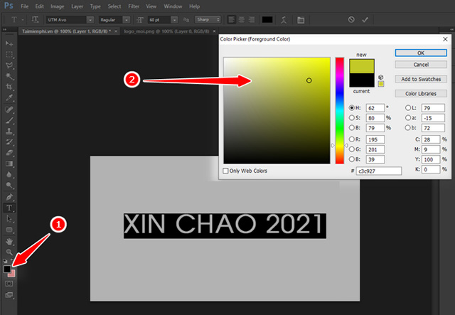 sử dụng phần mềm Photoshop 6