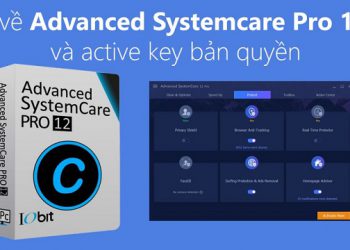 Hình ảnh giao diện phần mềm Advanced Systemcare 12 pro key