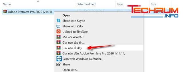 cài đặt Adobe Premiere Pro CC 2020 1