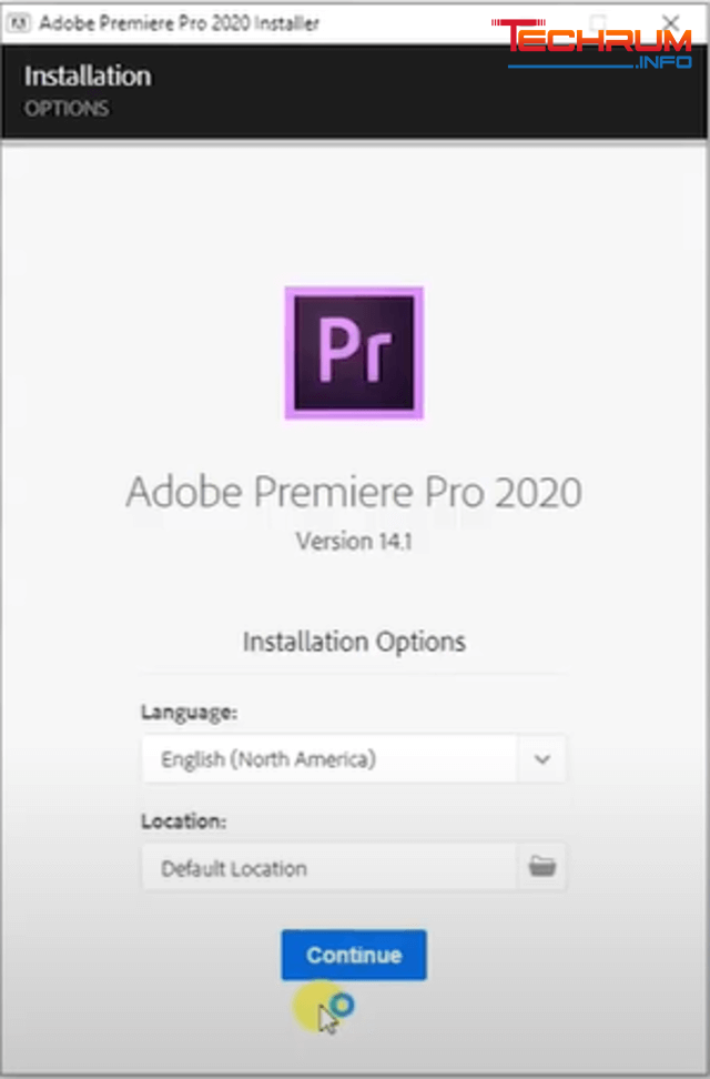 cài đặt Adobe Premiere Pro CC 2020 5