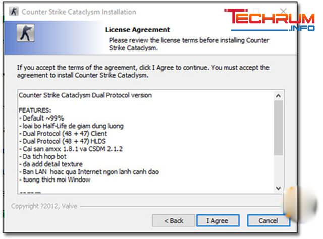 cài đặt Counter strike 1.6 2
