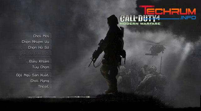 cài đặt game Call Of Duty 4 việt hóa 3