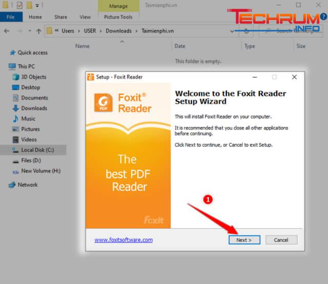 cài foxit reader 1