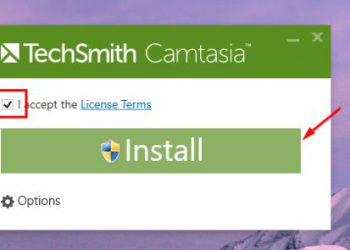 Cách cài đặt Camtasia 9
