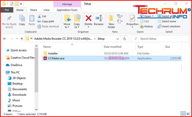 Hướng dẫn cài đặt Adobe Media Encoder CC 2019