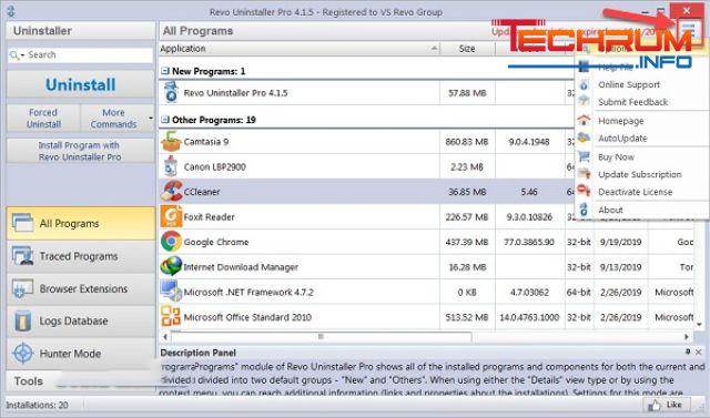 Tải Revo Uninstaller Pro Full 6