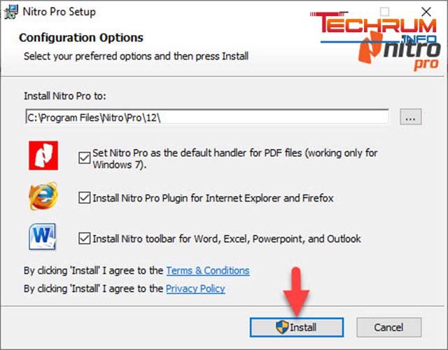 Cách cài đặt Nitro Pro 12