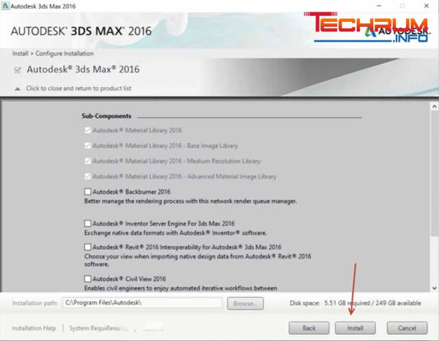 Hướng dẫn cài đặt 3DS max 2016