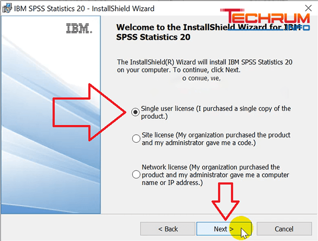 cài đặt spss 20 3