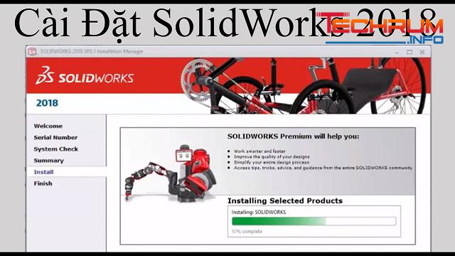 Các bước cài đặt SolidWorks 2018