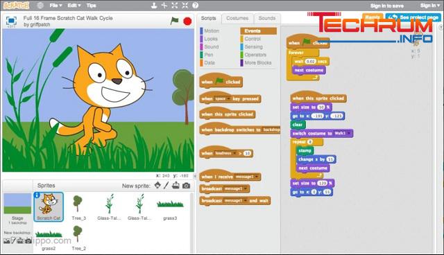 Ứng dụng Scratch 2.0 có gì đặc biệt