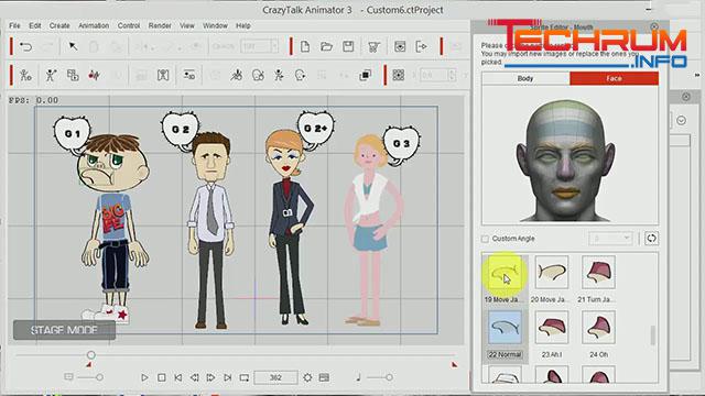 Tính năng của CrazyTalk Animator 3