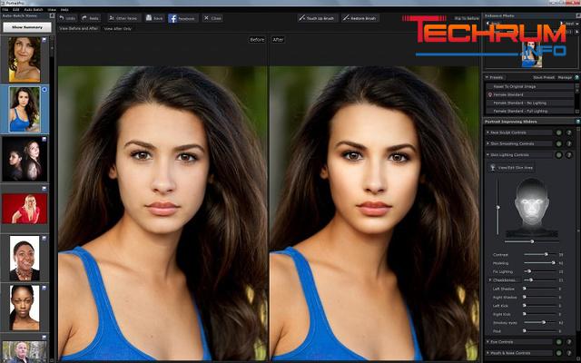 Các tính năng của PortraitPro Standard