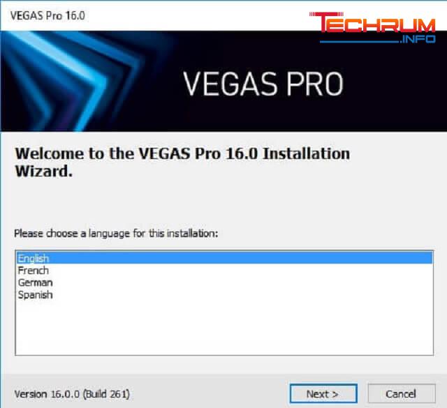 cài đặt chi tiết Vegas Pro 16 bản thủ công