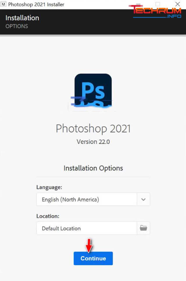 Cài đặt Adobe photoshop CC 2021