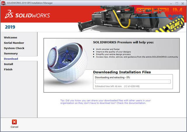 Hướng dẫn Cài Đặt C.r.@.c.k SolidWorks 2019