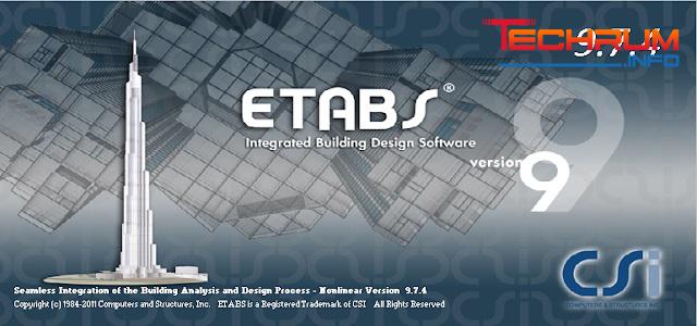 Tải phần mềm Etabs 9.7.4