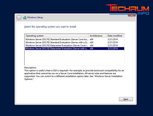 Bước 5 - Hướng dẫn cài đặt Windows Server 2012 R2