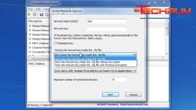Phần mềm HostedNetworkStarter