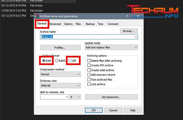 Cách nén file zip bằng Winrar