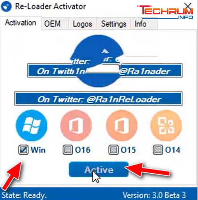 cài đặt RE Loader Activator 3.0