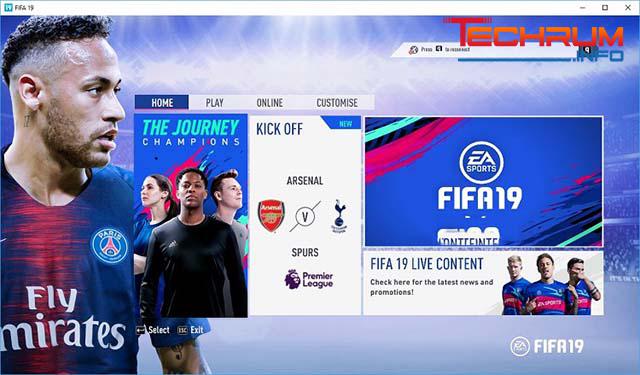 cài đặt game Fifa 19