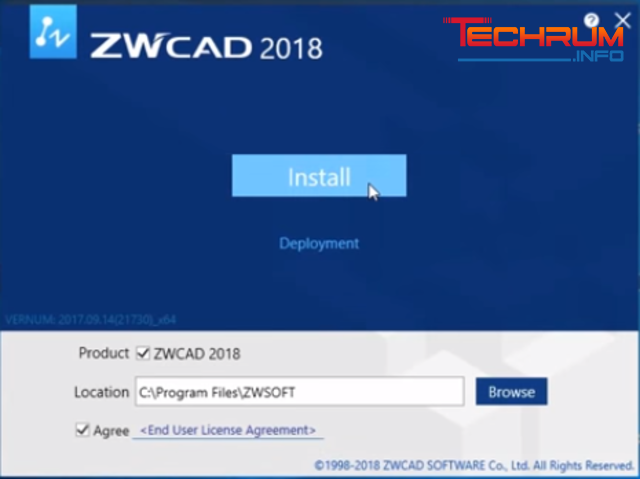 Hướng dẫn cài đặt ZWCAD 2018 chi tiết