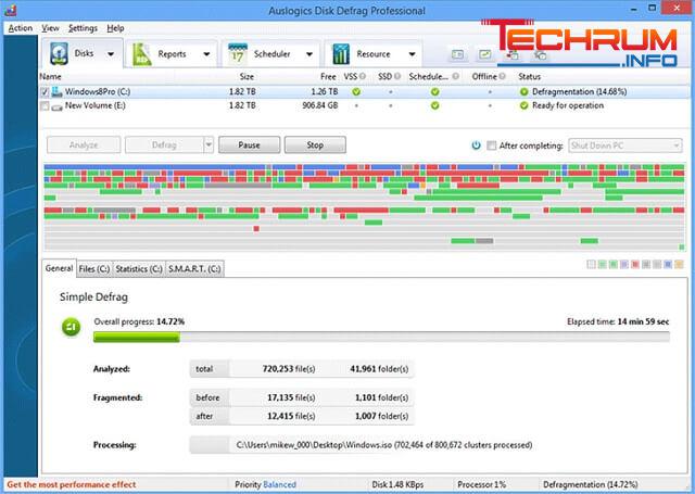 Auslogics Disk Defrag