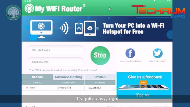 Phần mềm My WiFi Router