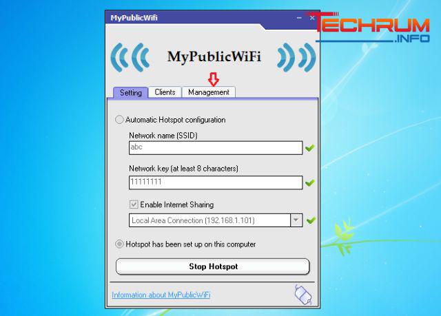 Phần mềm MyPublicWiFi