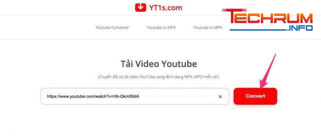 Bước 2 Tải file MP3 trên YouTube bằng YT1s.com