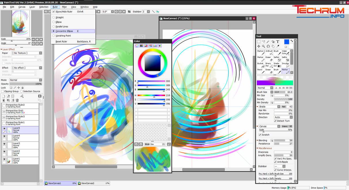 Tính năng Easy Paint Tool SAI 2