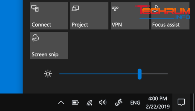 Win10 Brightness Slider