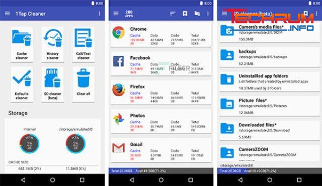 Phần mềm dọn rác 1 Tap Cleaner
