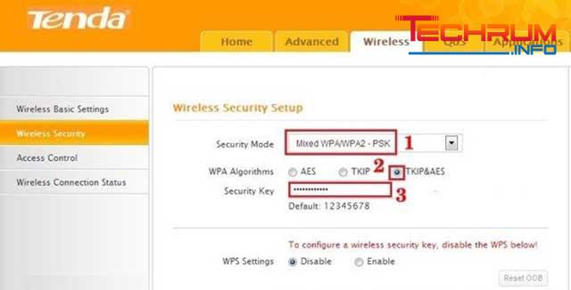 cách đổi mật khẩu wifi tenda