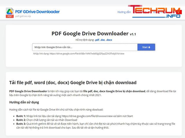 cách tải file từ Google Drive bị cấm
