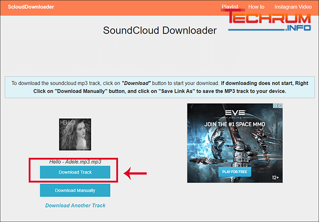 cách tải nhạc trên soundcloud bằng sclouddownloader.com 
