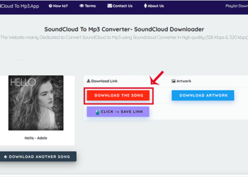 cách tải nhạc trên soundcloud bằng soundcloudtomp3 app