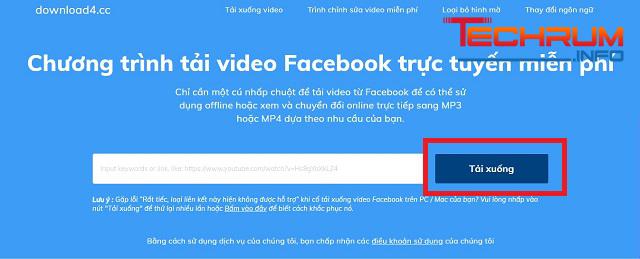 cach tai video tren facebook