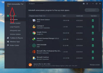 phần mềm IObit Uninstaller