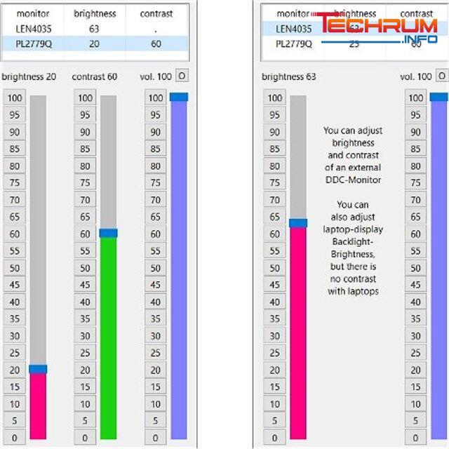Phần mềm chỉnh độ sáng màn hình ClickMonitorDDC