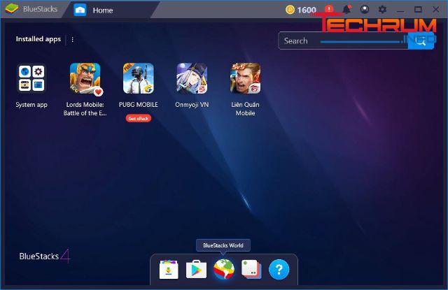 Phần mềm giả lập Bluestacks 4