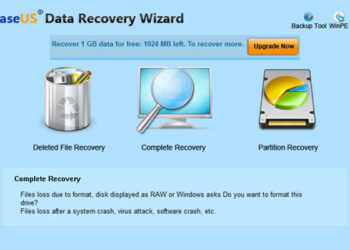 phần mềm hiện file ẩn EaseUS Data Recovery Wizard