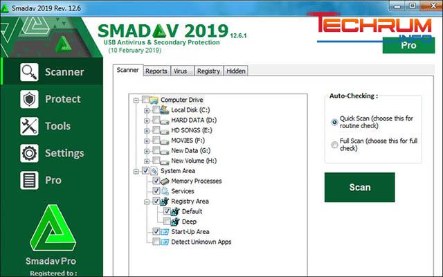 phàn mềm hiện file ẩn Smadav Antivirus