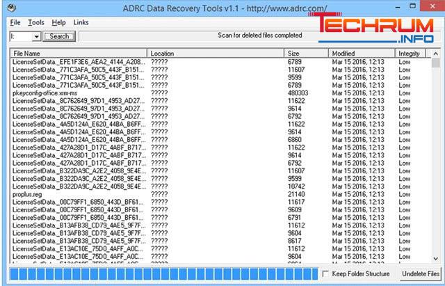 Phần mềm khôi phuc dữ liệu ADRC Dât Recovery Tools