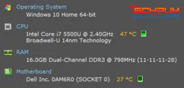 Đo nhiệt độ CPU bằng công cụ Speccy