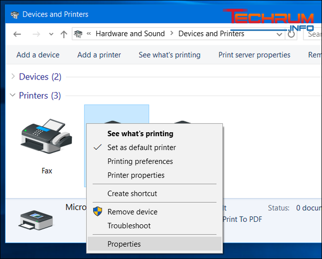 Printer Troubleshoot